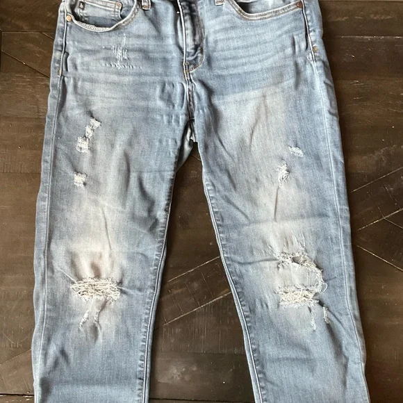 Judy Blue Light Blue Skinny Distressed Jeans - Picture 3 of 4